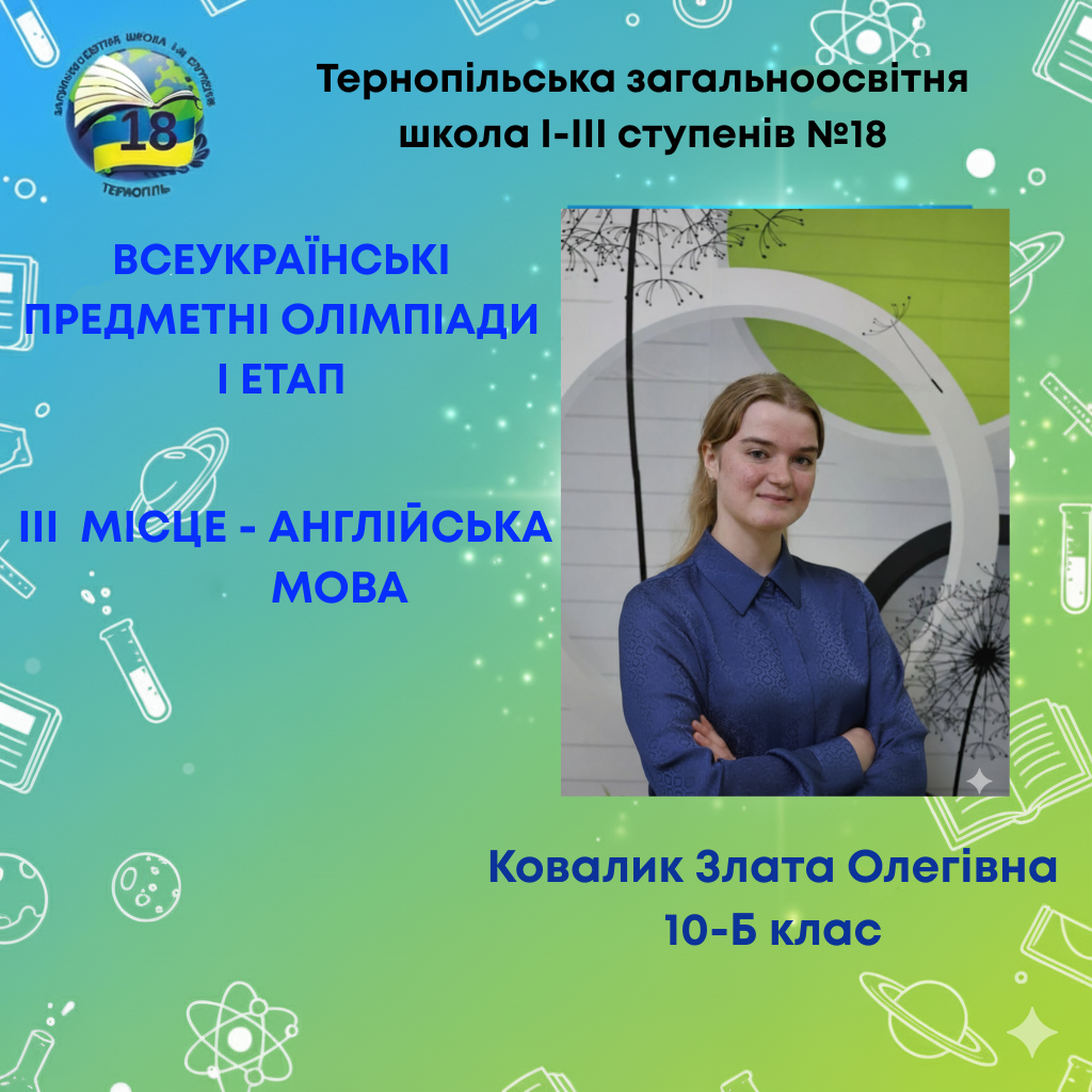 Ковалик Злата Олегівна